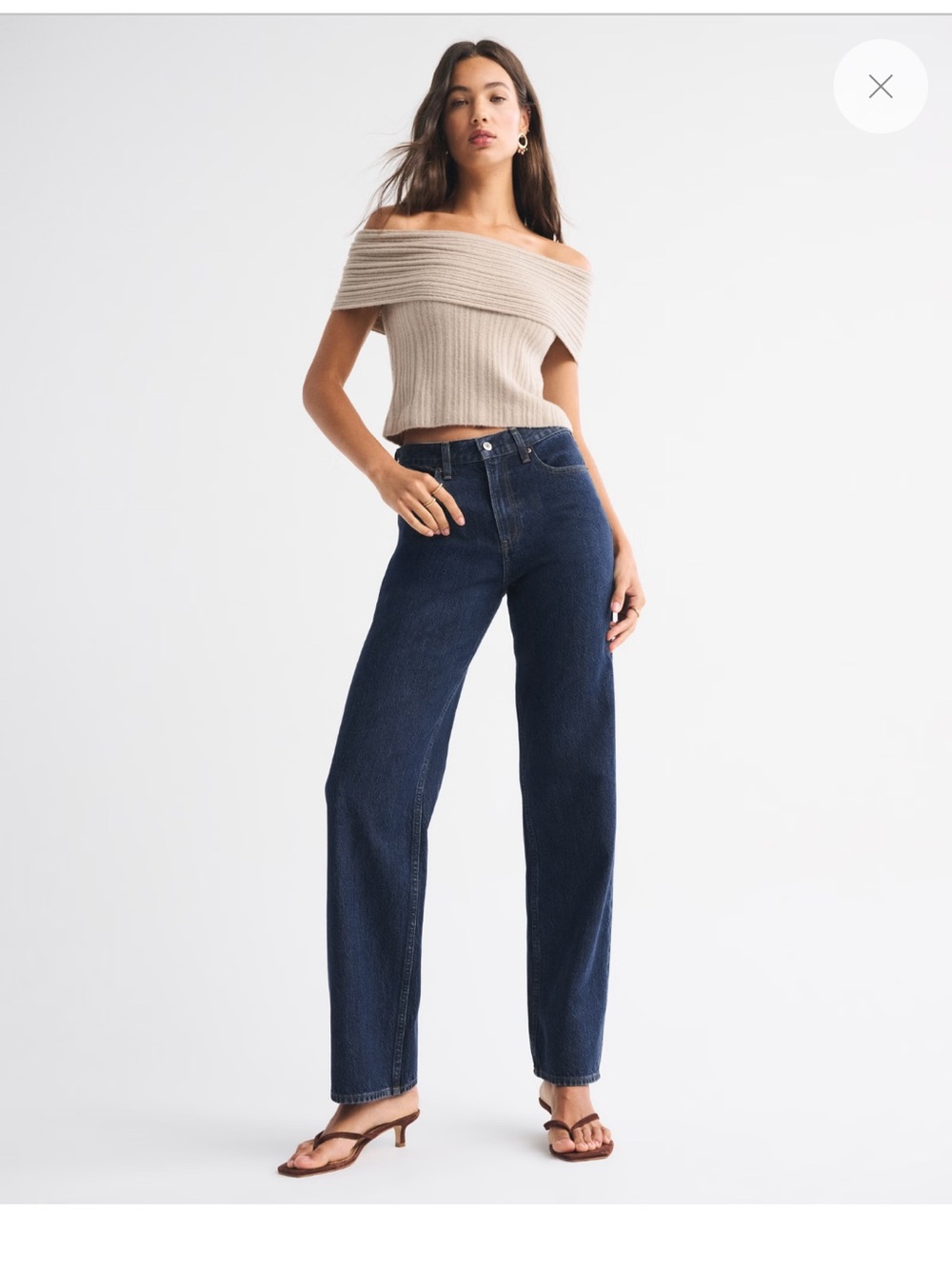 Abercrombie High Rise Loose Jeans